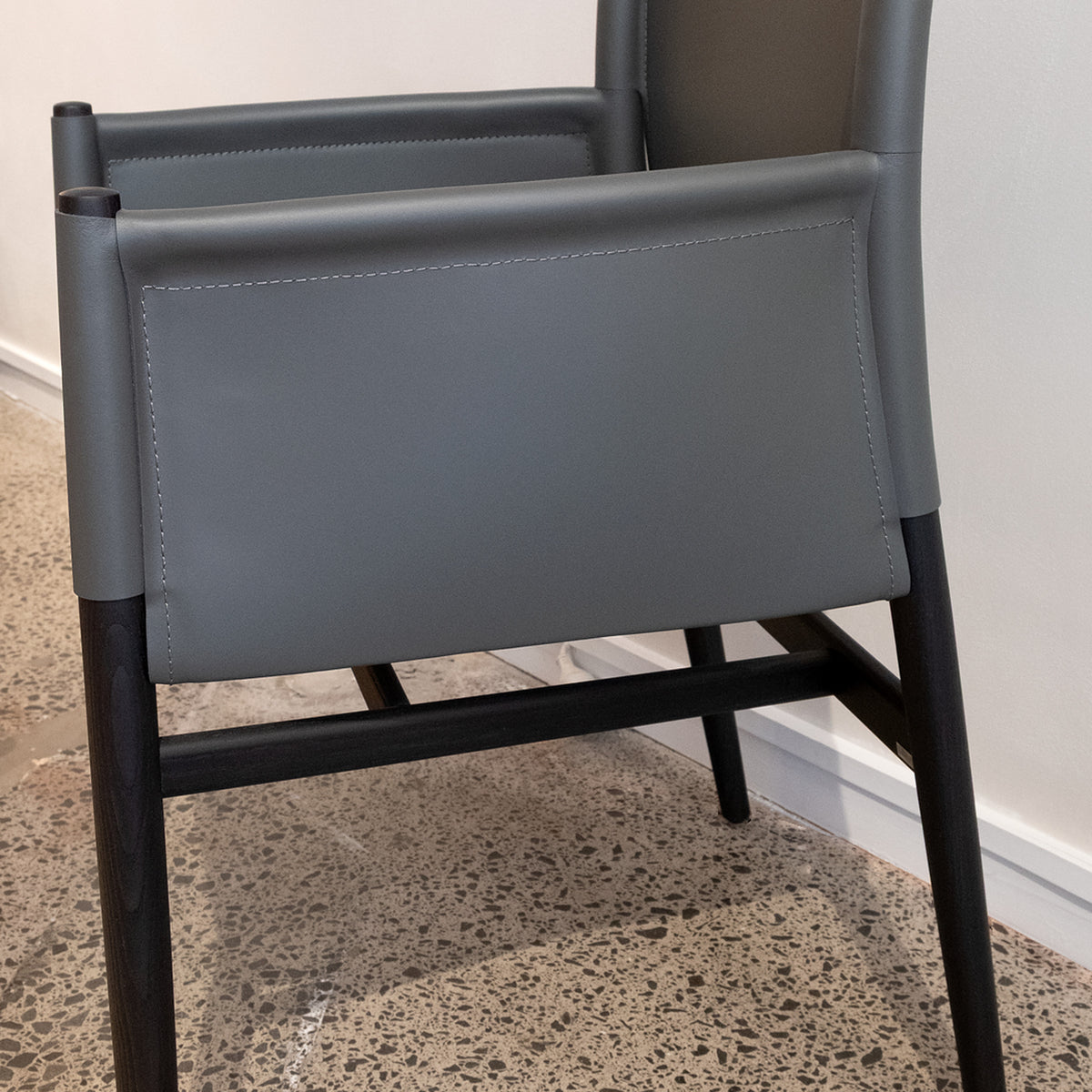 Ayon Armchair by Lema, ex display, side view - Tim Webber New Zealand furniture