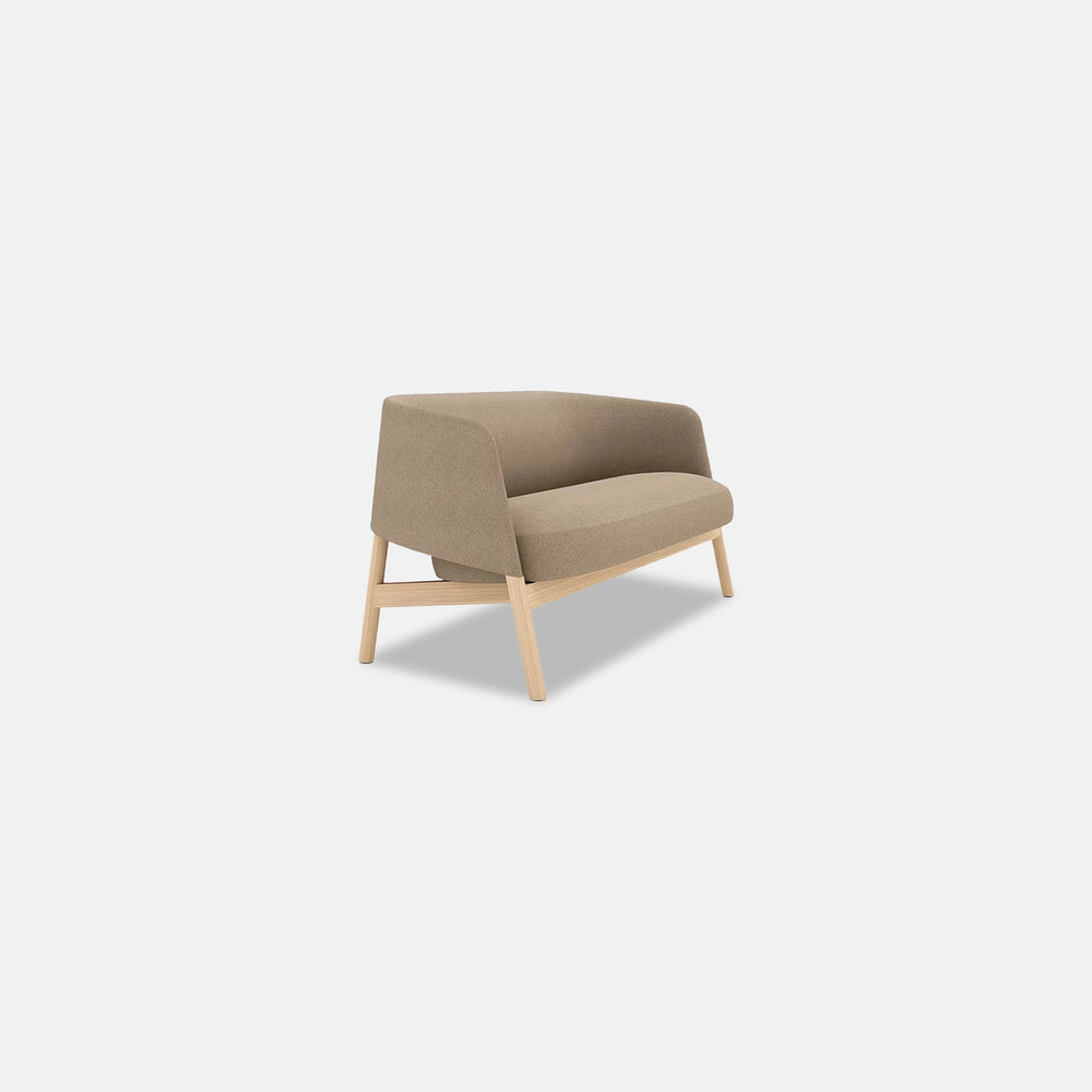 Collar 2 Seater | Wood Base
