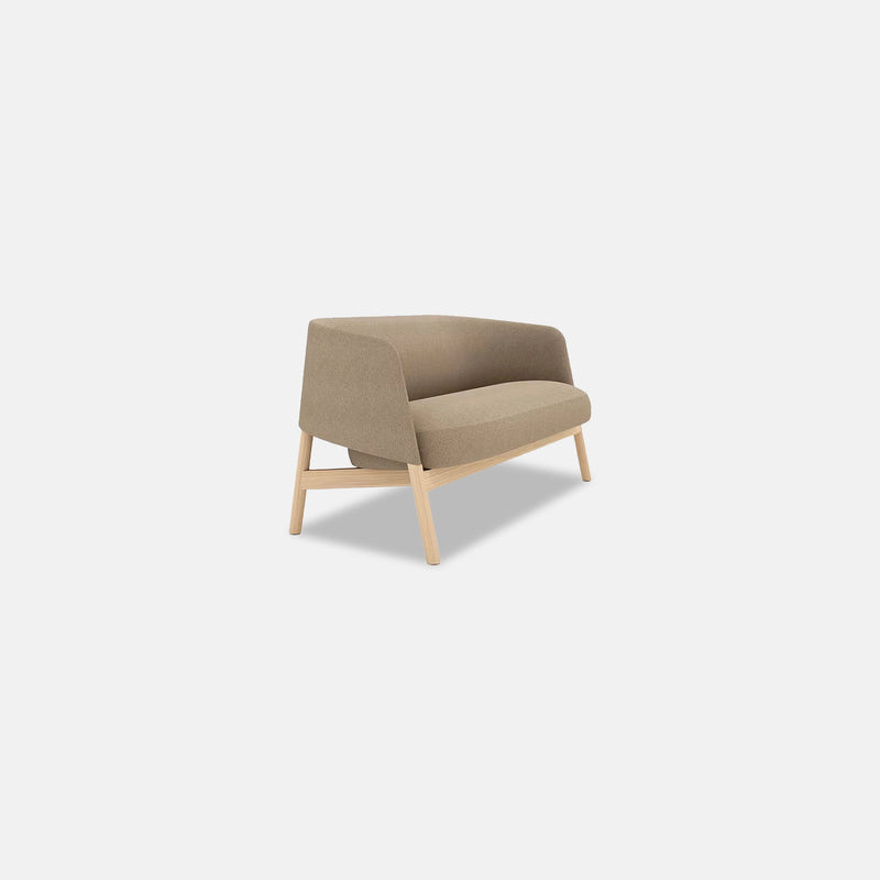 Collar 2 Seater | Wood Base