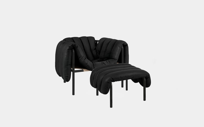 Puffy Lounge Chair + Ottoman
