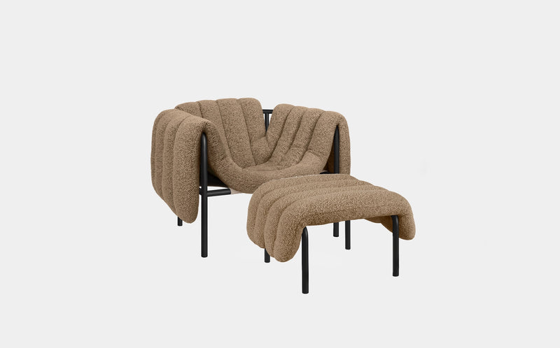 Puffy Lounge Chair + Ottoman