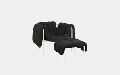 Puffy Lounge Chair + Ottoman