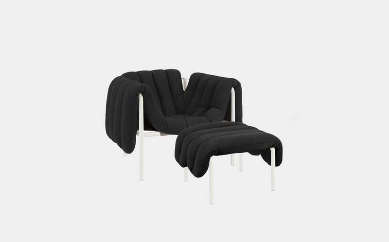 Puffy Lounge Chair + Ottoman