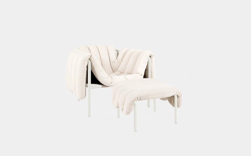 Puffy Lounge Chair + Ottoman