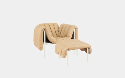 Puffy Lounge Chair + Ottoman