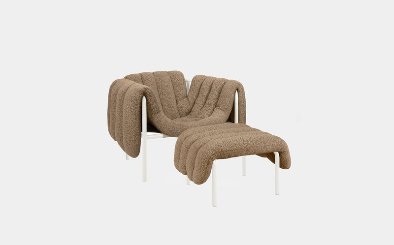 Puffy Lounge Chair + Ottoman