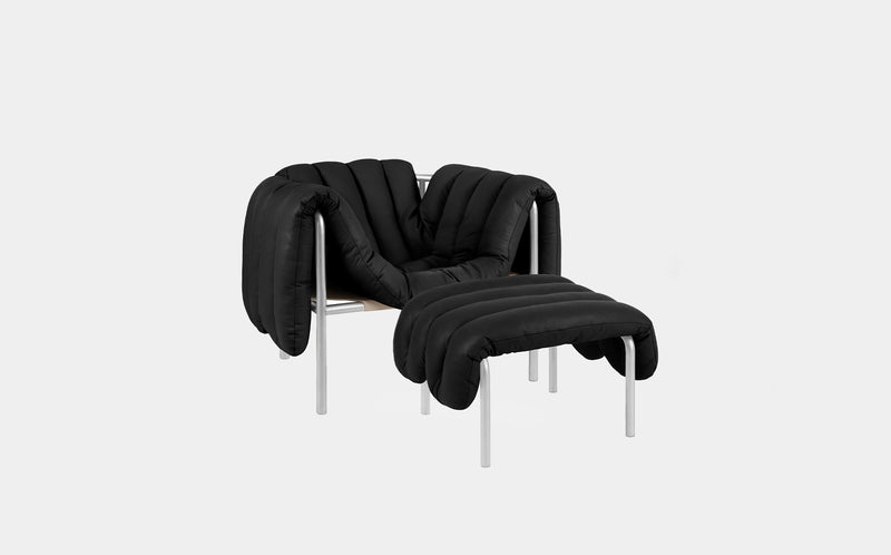 Puffy Lounge Chair + Ottoman