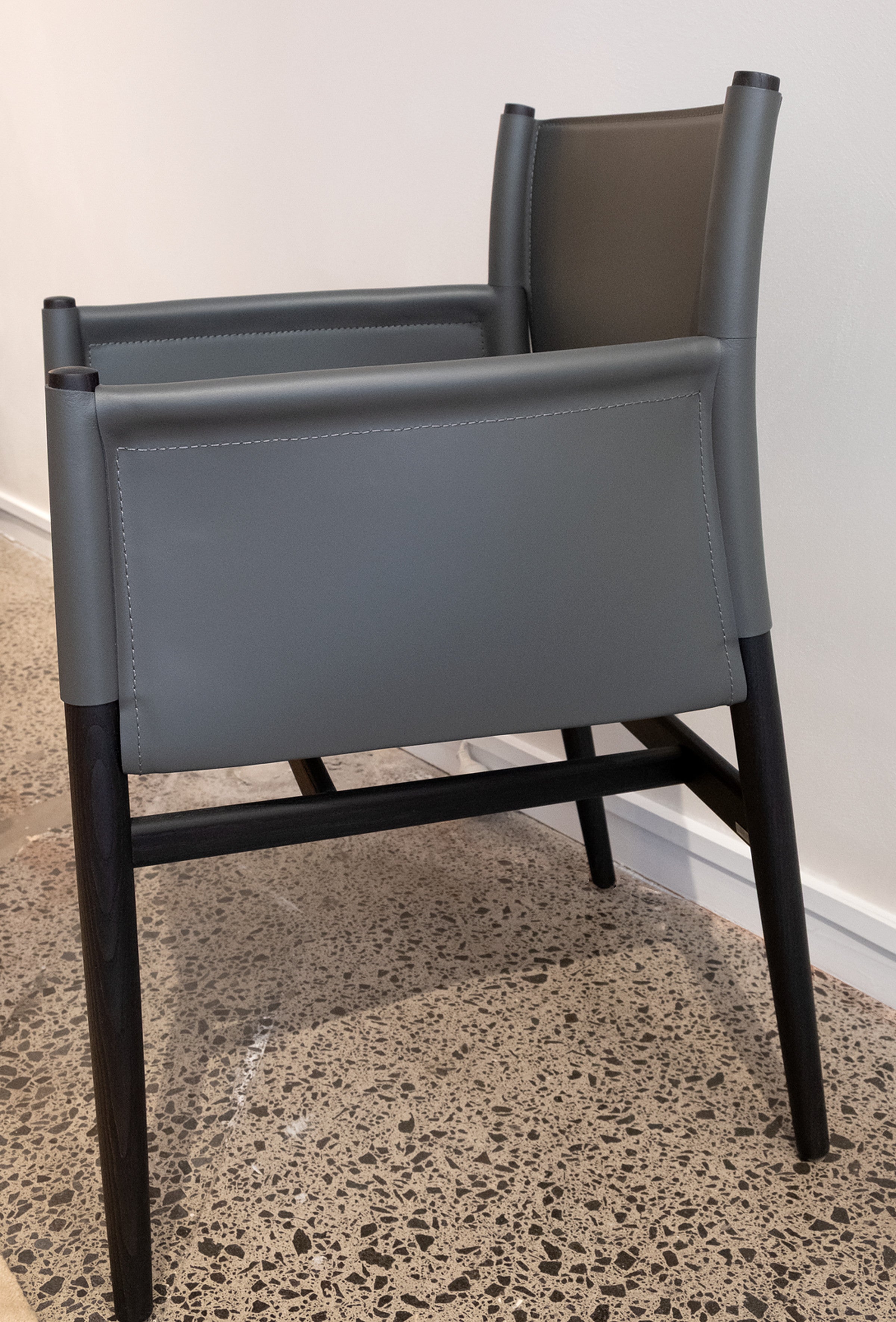 Ayon Armchair by Lema, ex display, side view - Tim Webber New Zealand furniture