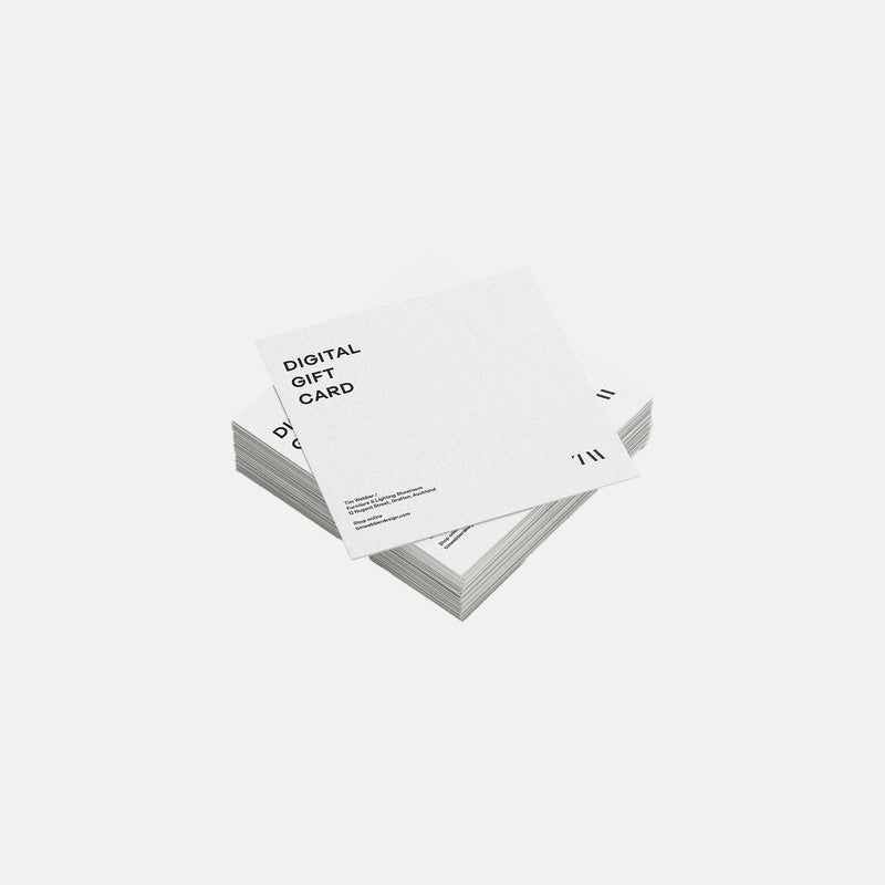 Tim Webber Design - Digital Gift Card