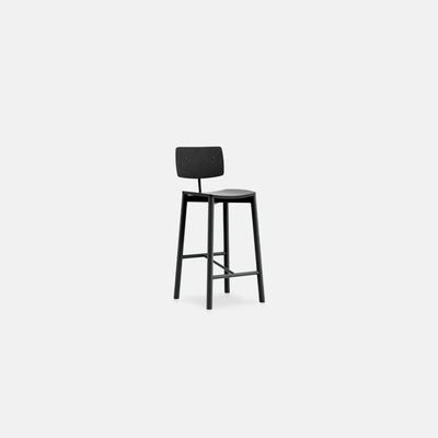 Nixon Stool with Backrest